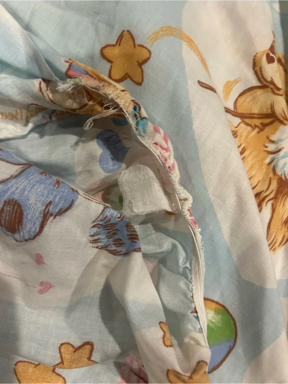 Vintage 80’s Carebears Twin sheet set